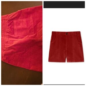 Nwt TWOTHIRDS Blood Orange Sustainable California Cord Surf Shorts 27